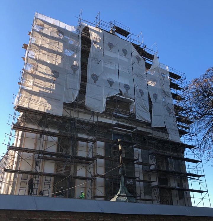 Реставрация костела в Олыке