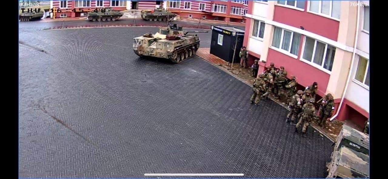 Територія ЖК «Покровський» у Гостомелі, окупована росіянами 