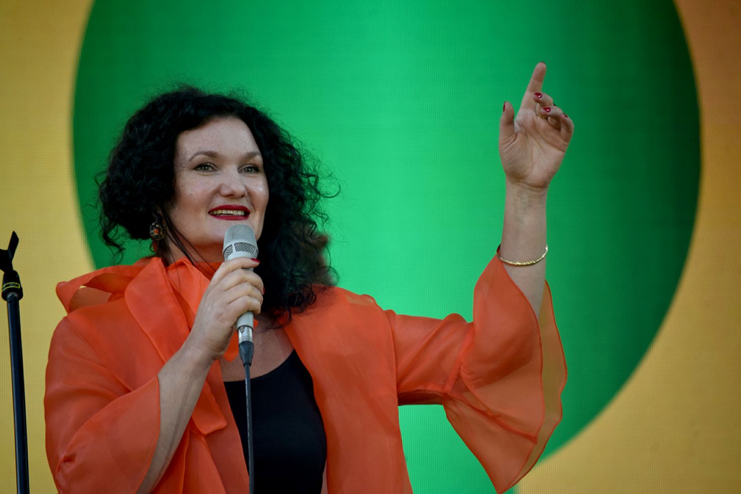 Юлія Рома виступає на Bouquet Kyiv Stage 2026.