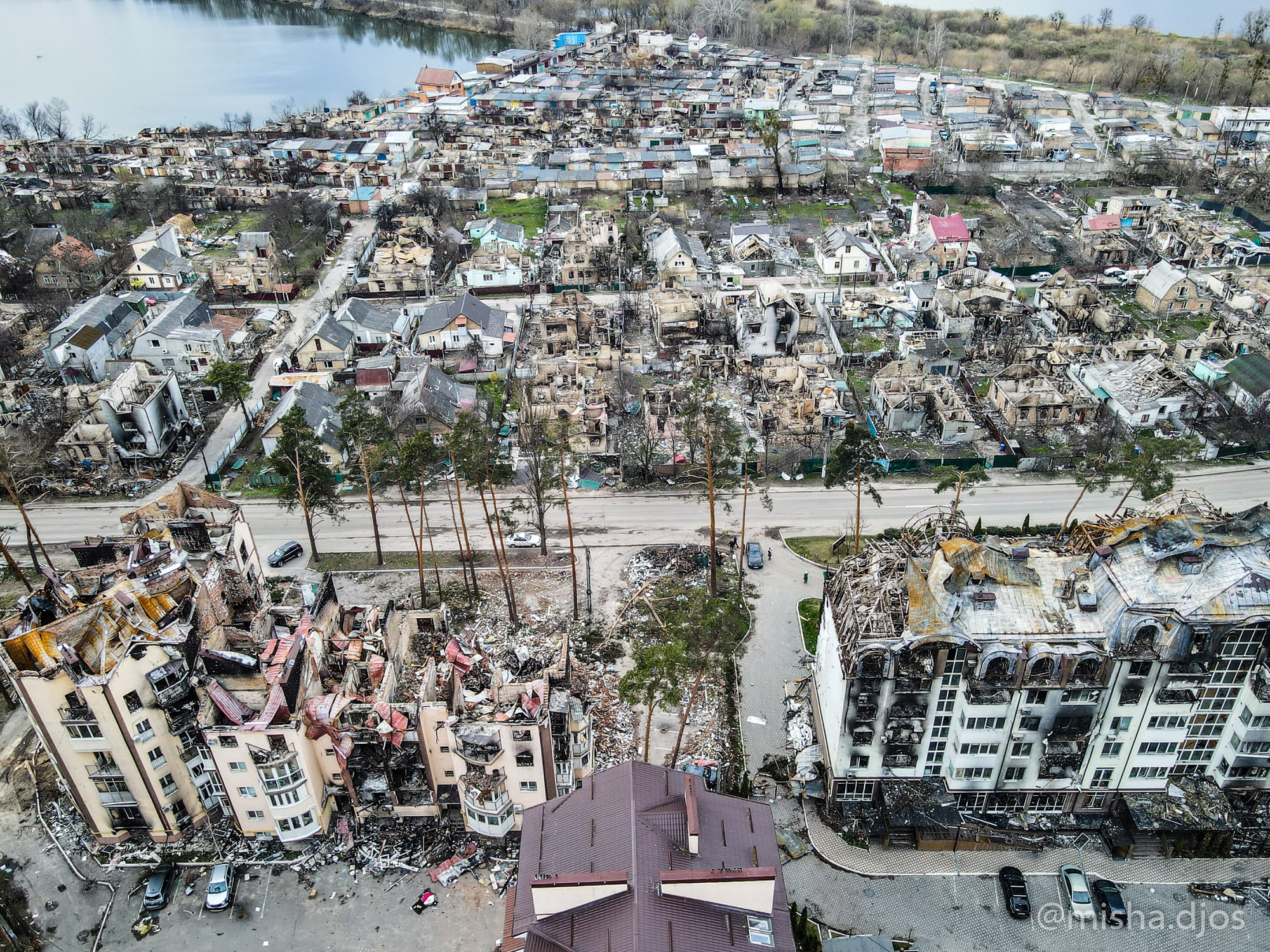 Ірпінь. Зруйнований приватний сектор