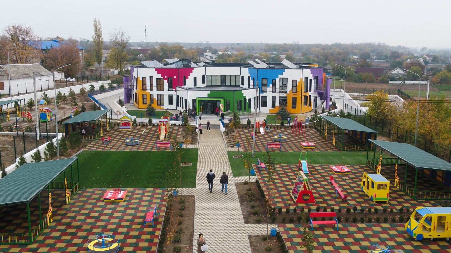 Построенный с нуля детский сад в Подгороднем