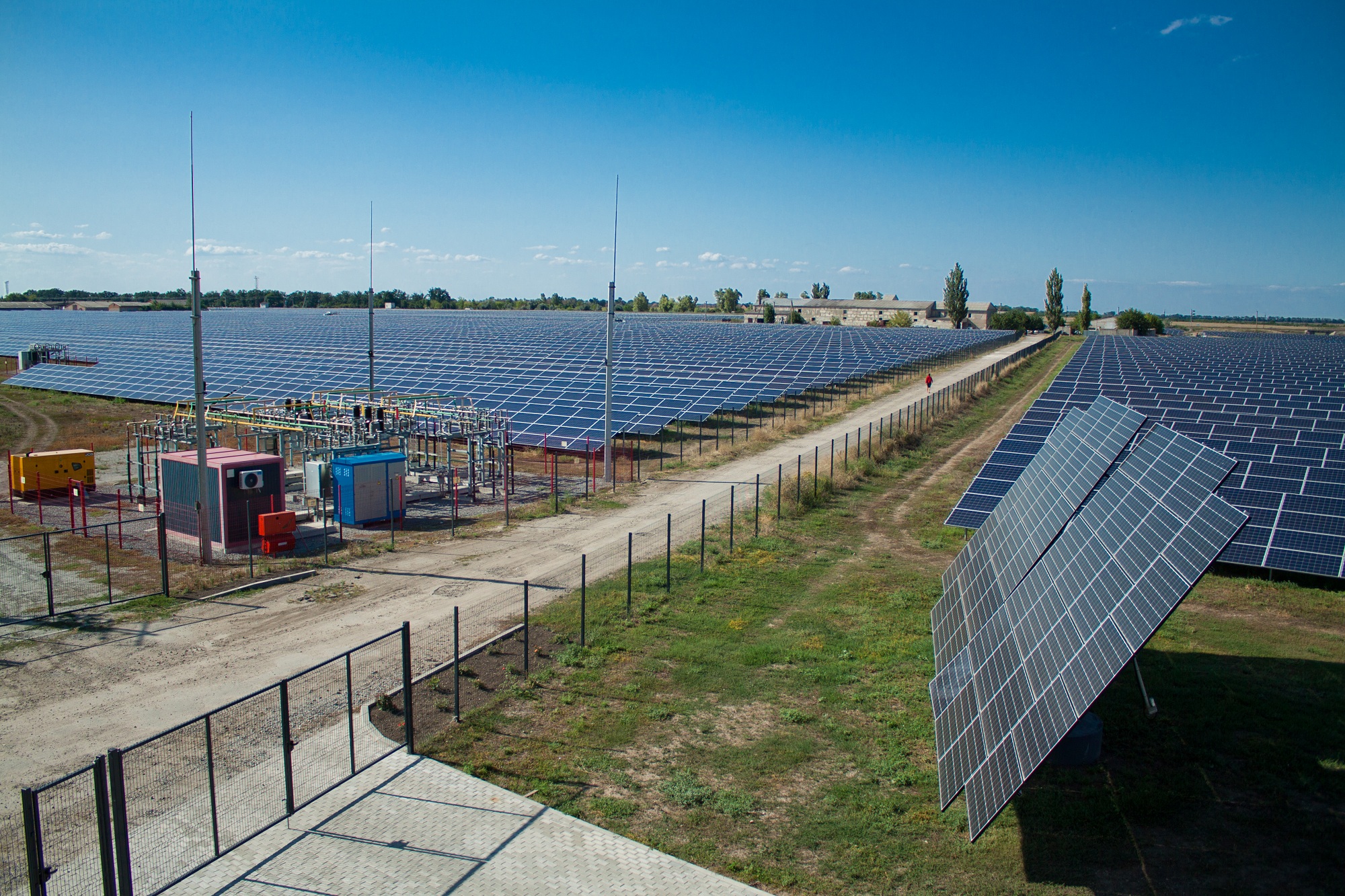 Солнечная электростанция в Веселом