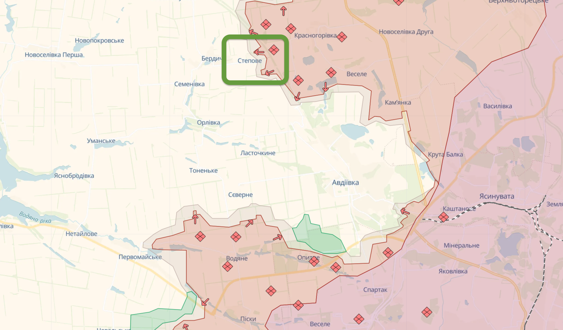 Степное стремятся захватить россияне, чтобы перерезать логистику ВСУ -  карта - новости Украины - ZN.ua