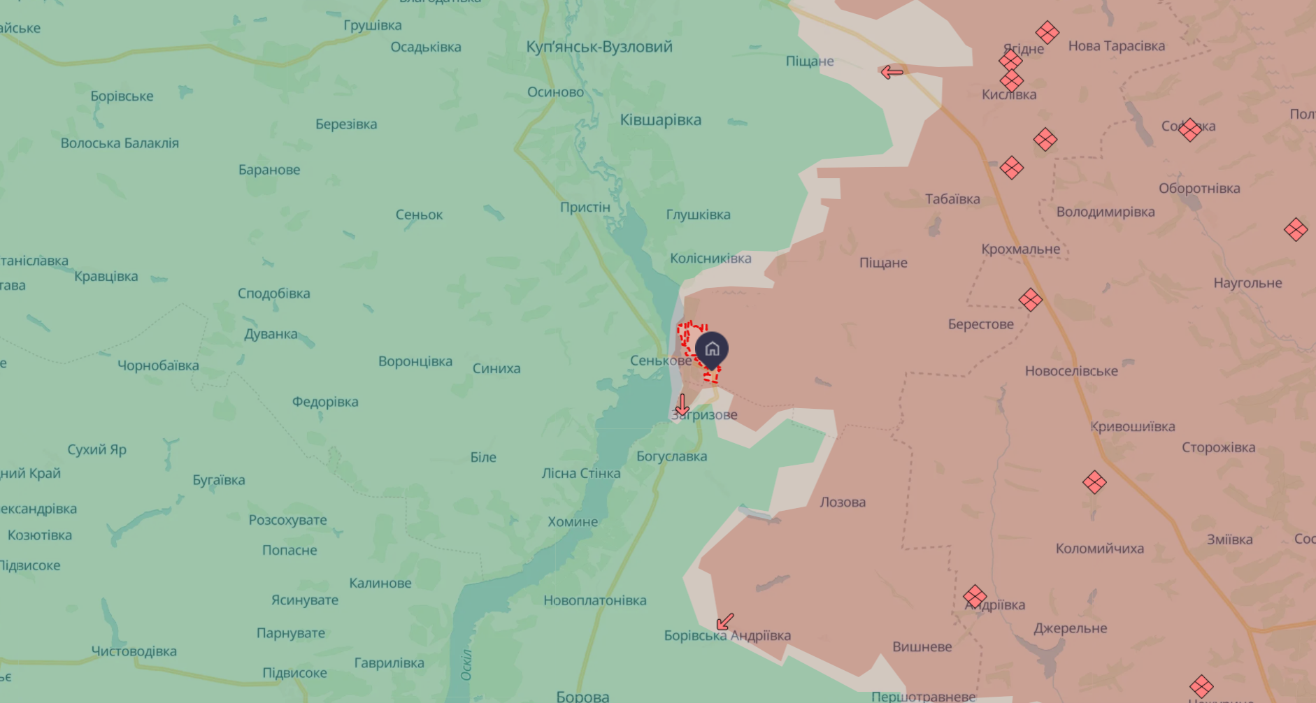 Орієнтовна карта бойових дій станом на 3 листопада о 23:38 / DeepStateMap