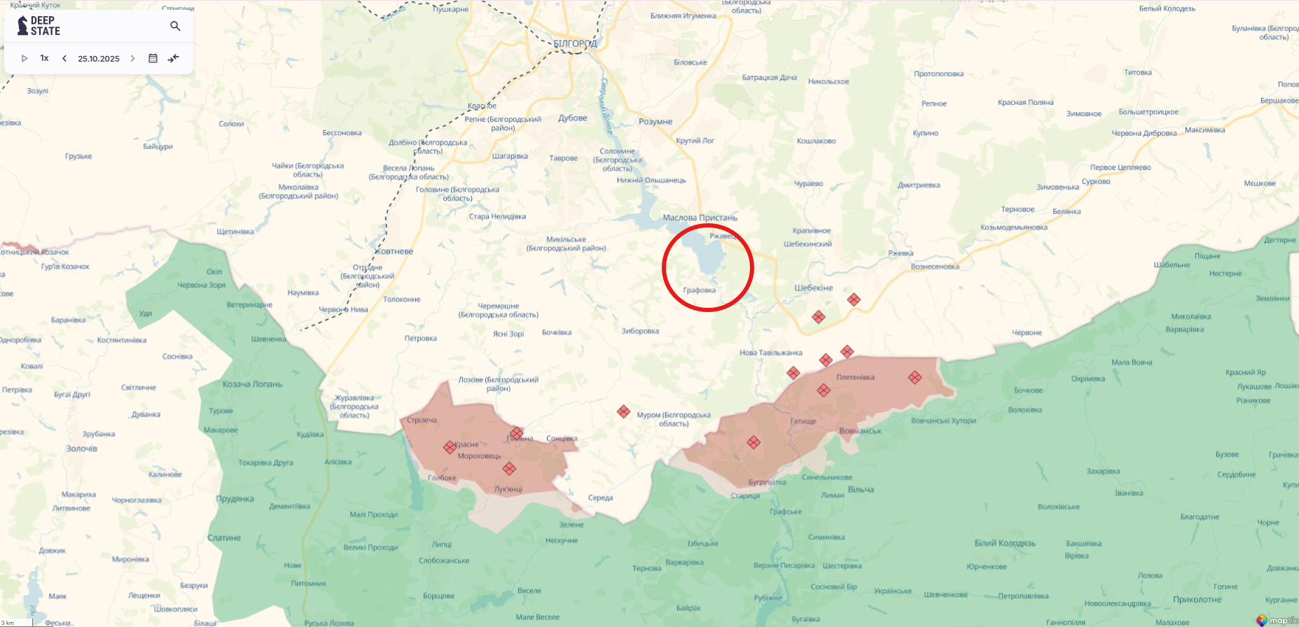 Карта станом на 25.10.2025 Карта станом на 25.10.2025