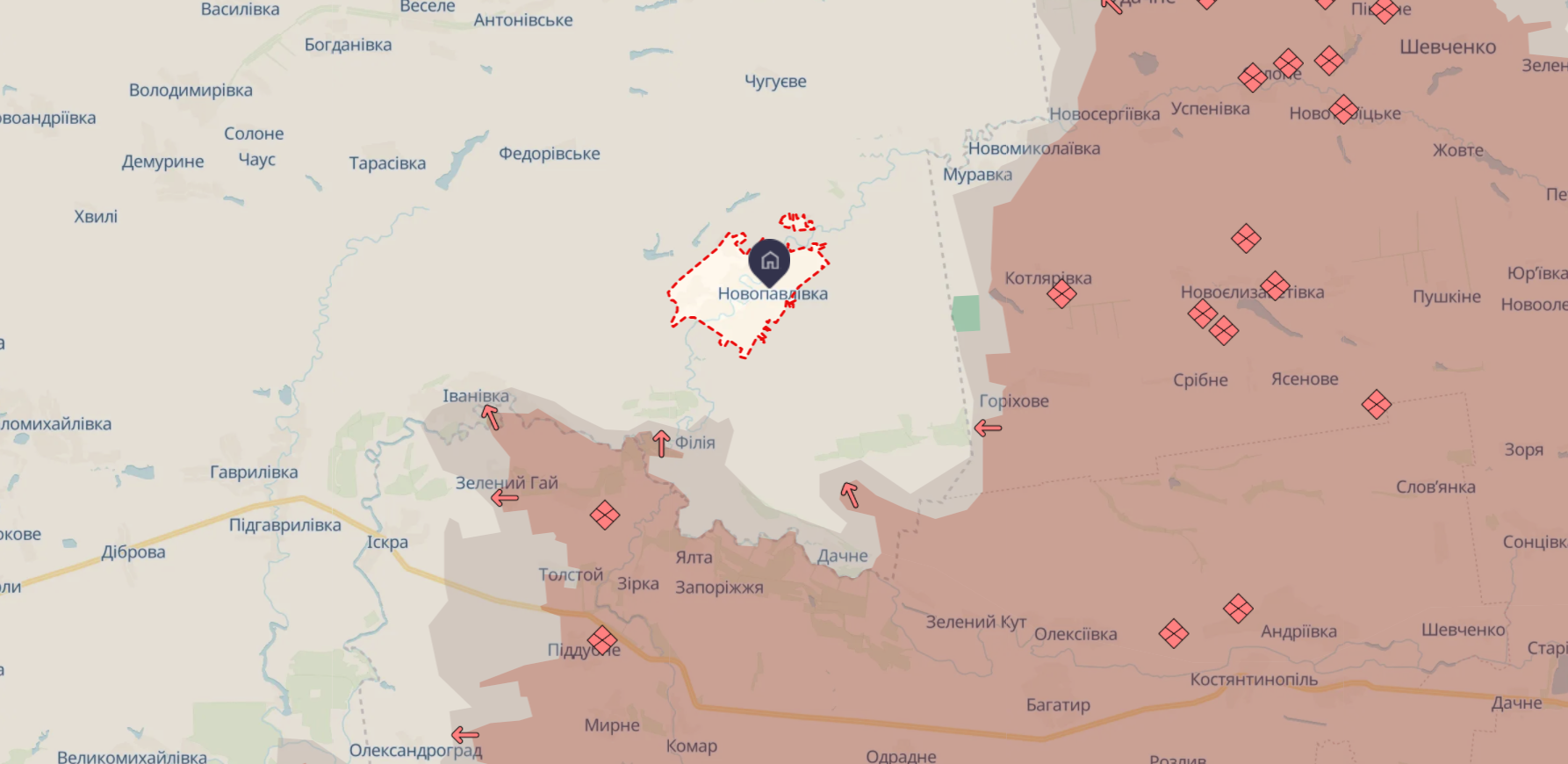 Орієнтовна карта бойових дій станом на 3 листопада о 23:30 / DeepStateMap Орієнтовна карта бойових дій станом на 3 листопада о 23:30 / DeepStateMap