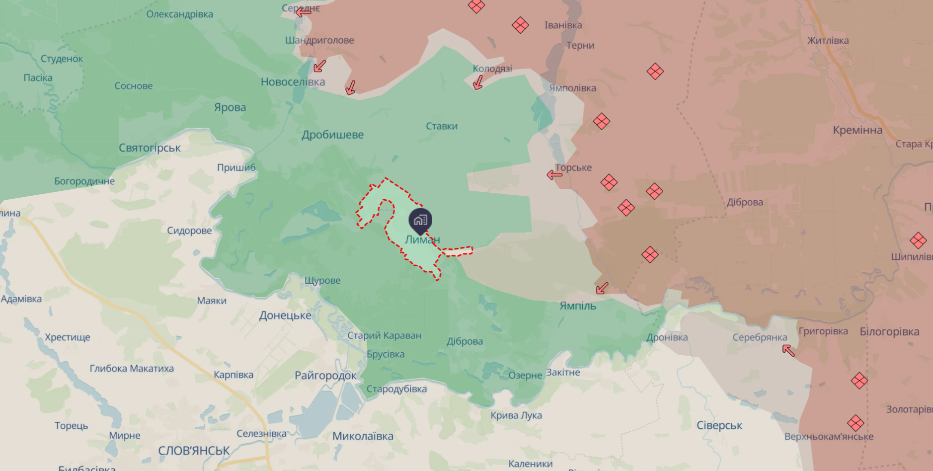 Орієнтовна карта бойових дій від DeepState станом 23:33 4 листопада Орієнтовна карта бойових дій від DeepState станом 23:33 4 листопада