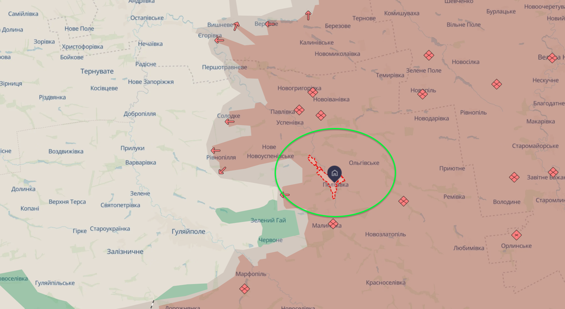 Ориентировочная карта боевых действий от DeepState по состоянию на 21:36 12 ноября Ориентировочная карта боевых действий от DeepState по состоянию на 21:36 12 ноября