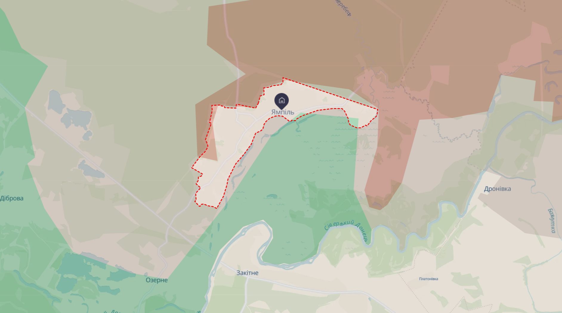 Орієнтовна карта бойових дій від DeepState станом 23:26 3 грудня