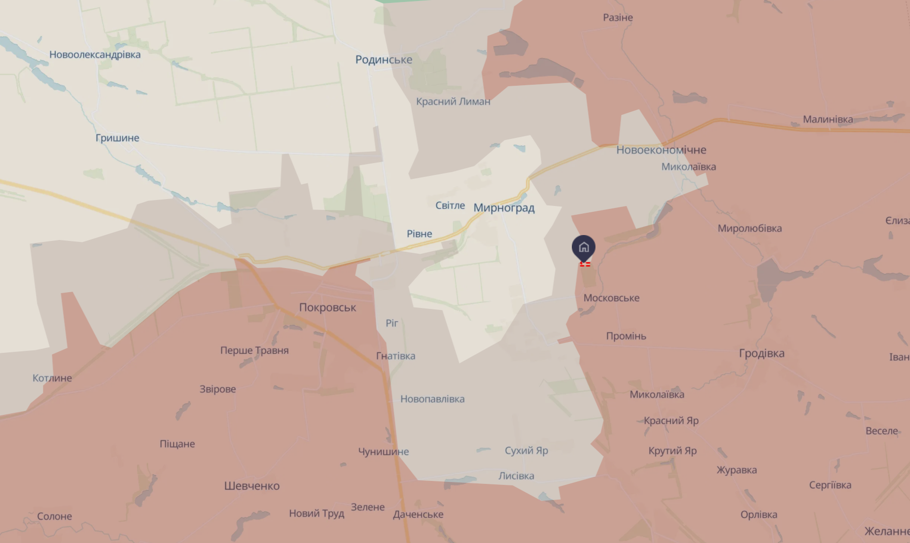 Орієнтовна карта бойових дій від DeepState станом 23:26 3 грудня Орієнтовна карта бойових дій від DeepState станом 23:26 3 грудня