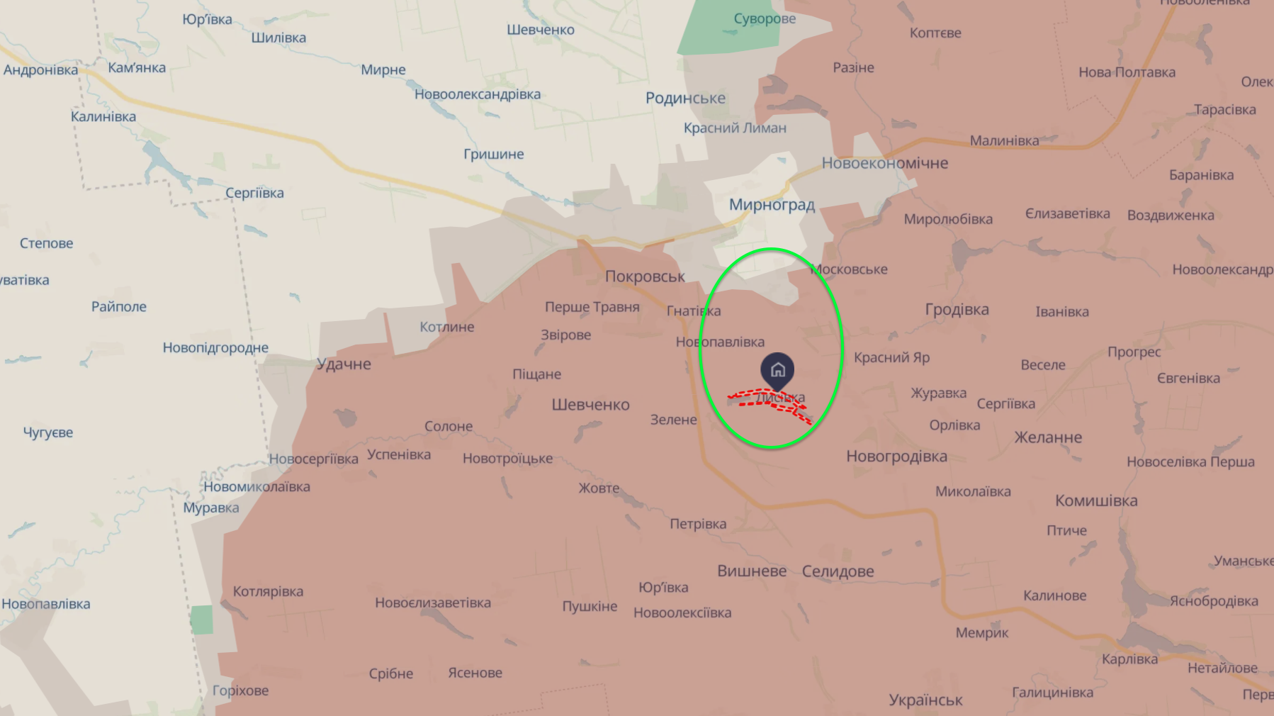 Орієнтовна карта бойових дій від DeepState станом 21:05 8 грудня Орієнтовна карта бойових дій від DeepState станом 21:05 8 грудня