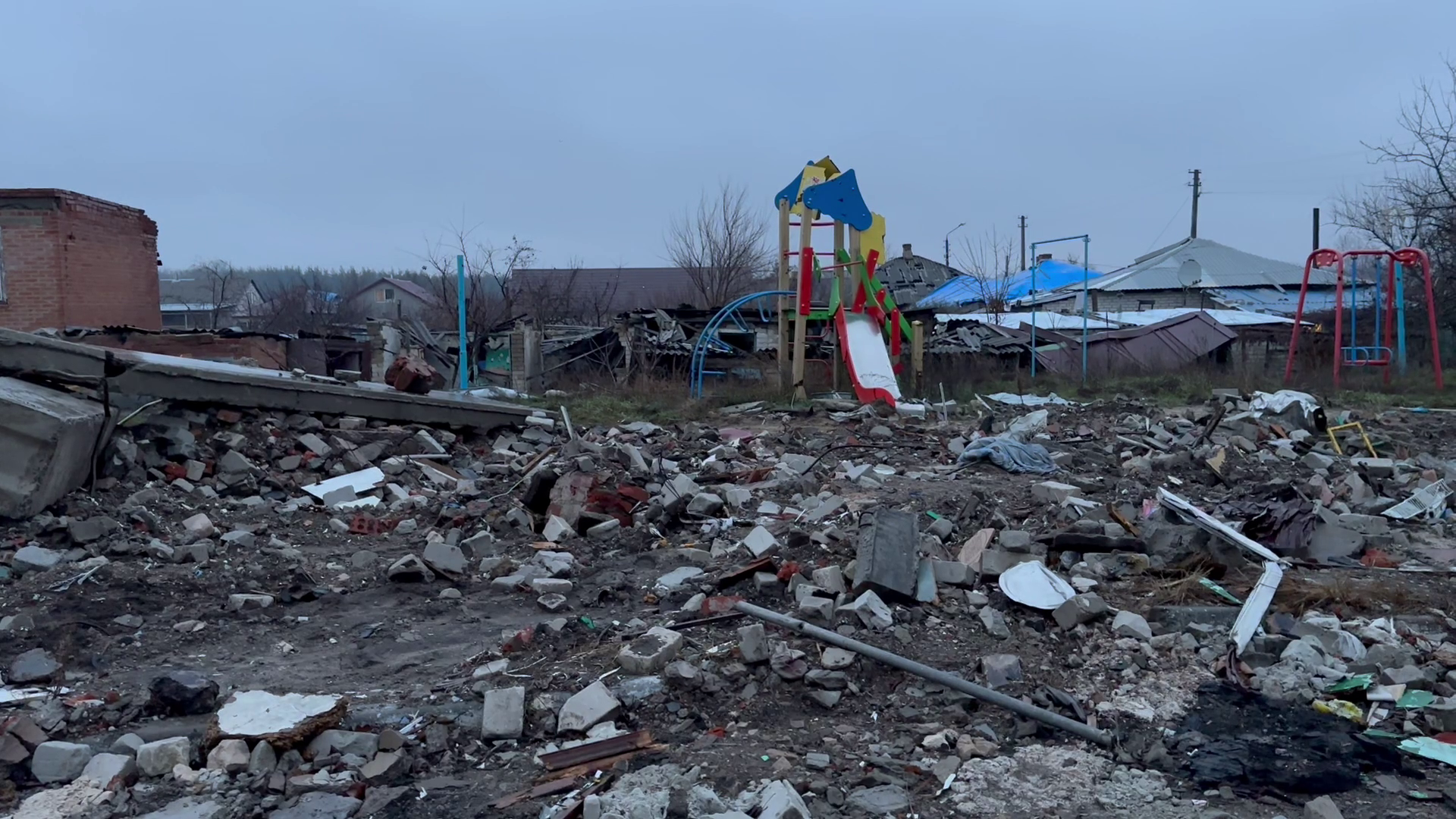 Место, где складывали тела погибших