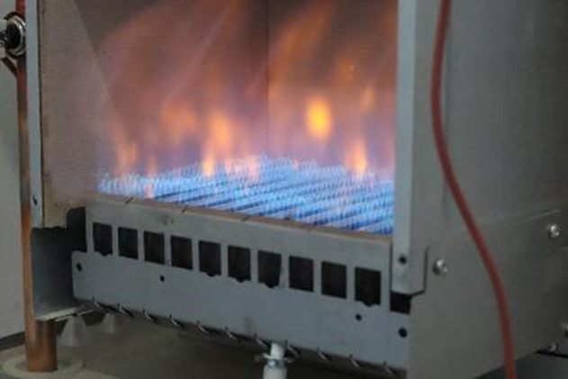 Спалювання суміші водню з природним газом