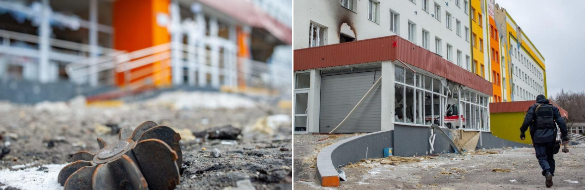 Медичний центр міста Тростянець. Фото: Facebook/Дмитро Живицький