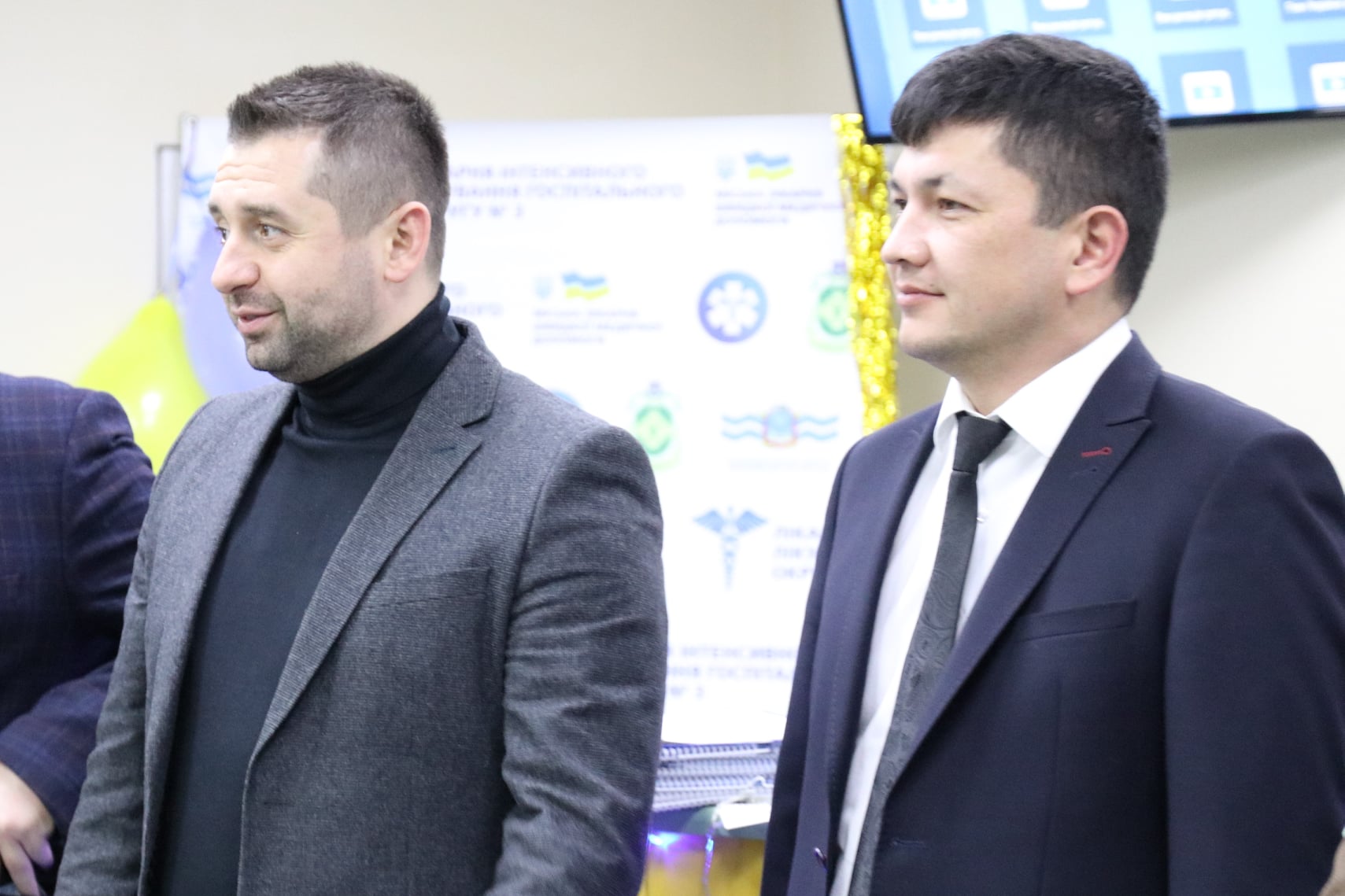Віталій Кім та голова фракції “Слуги народу” у парламенті Давид Арахамія