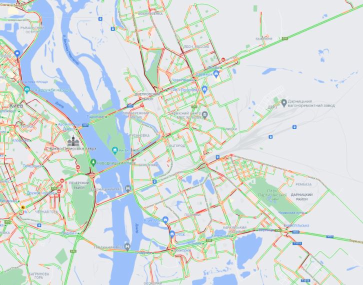 Скріншот з Google Maps Скріншот з Google Maps