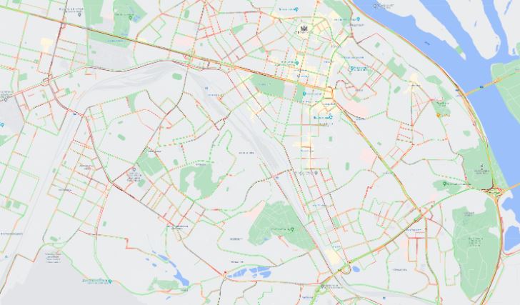 Скріншот з Google Maps. Скріншот з Google Maps.