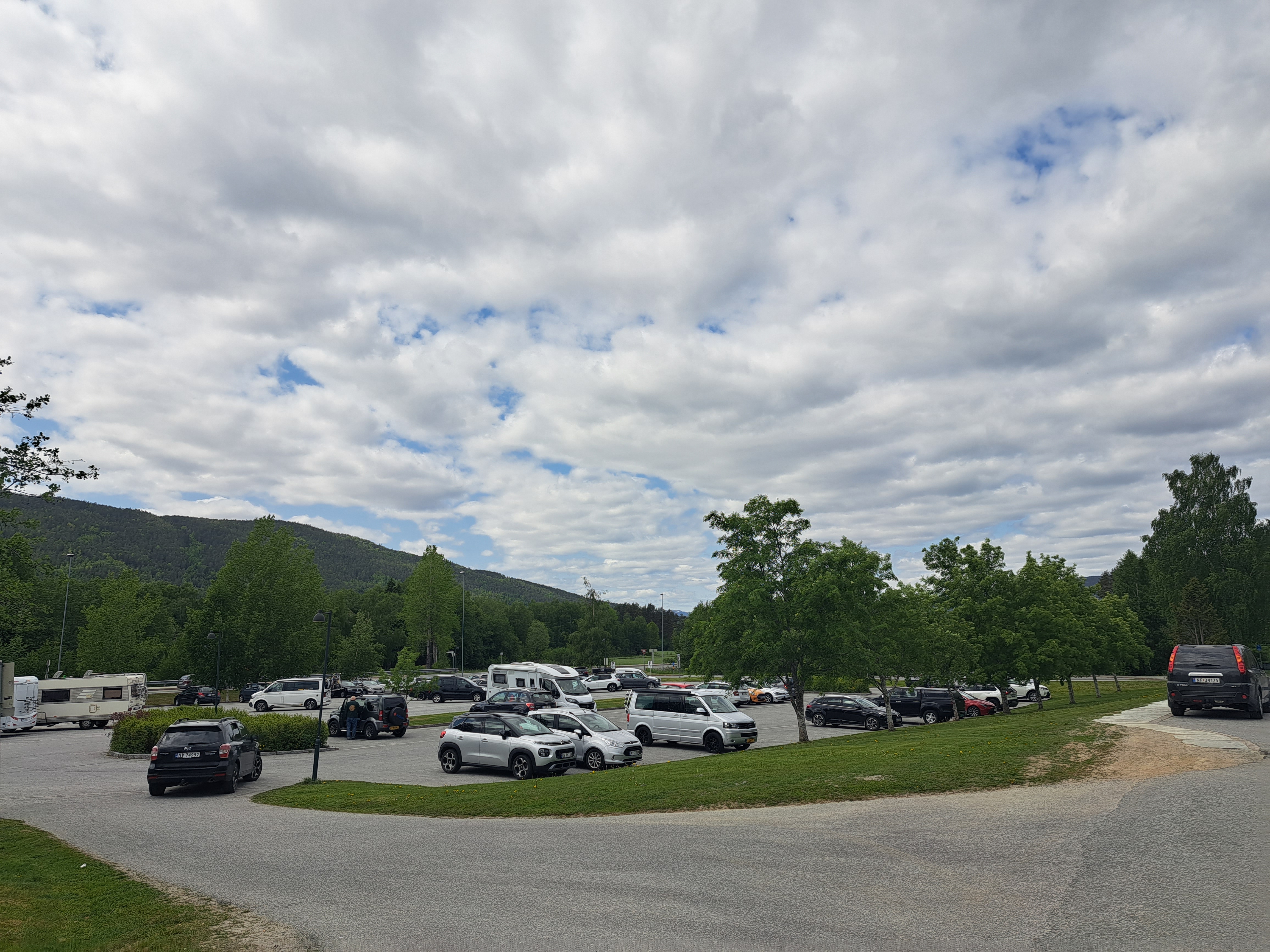 Туристический паркинг в сельской громаде Хеддал (Норвегия)