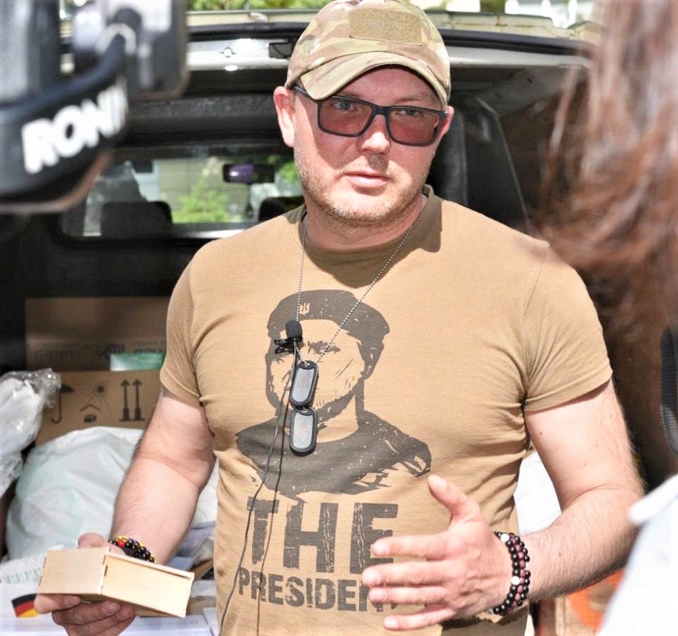 Очільник «Волонтерського штабу оборони Кременчука» Олег Биков Очільник «Волонтерського штабу оборони Кременчука» Олег Биков