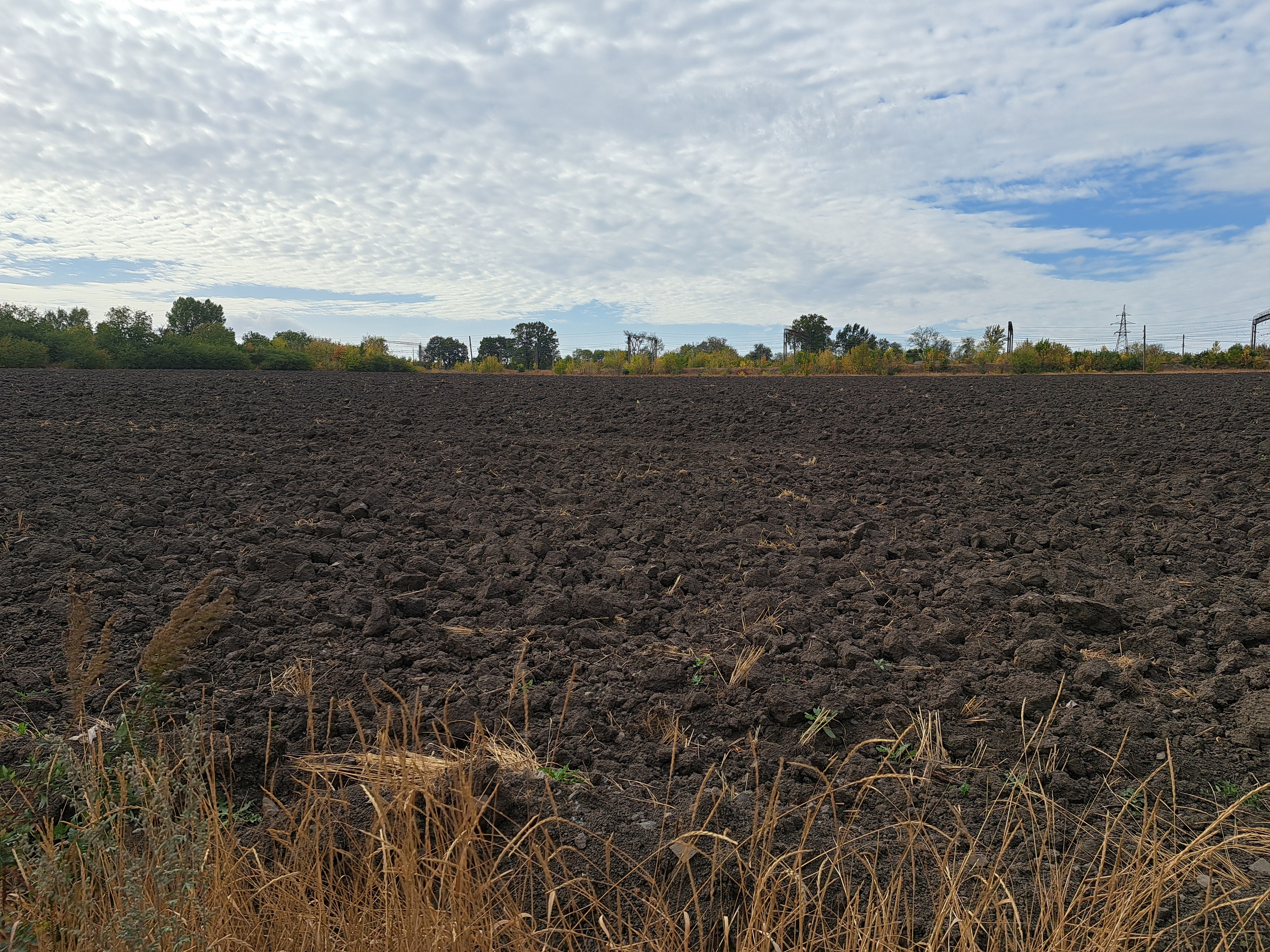 Распаханное поле с наследием