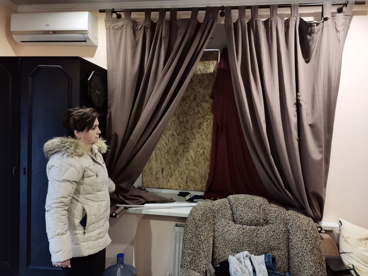 Вікно в квартирі І. Лапіги, м. Ірпінь