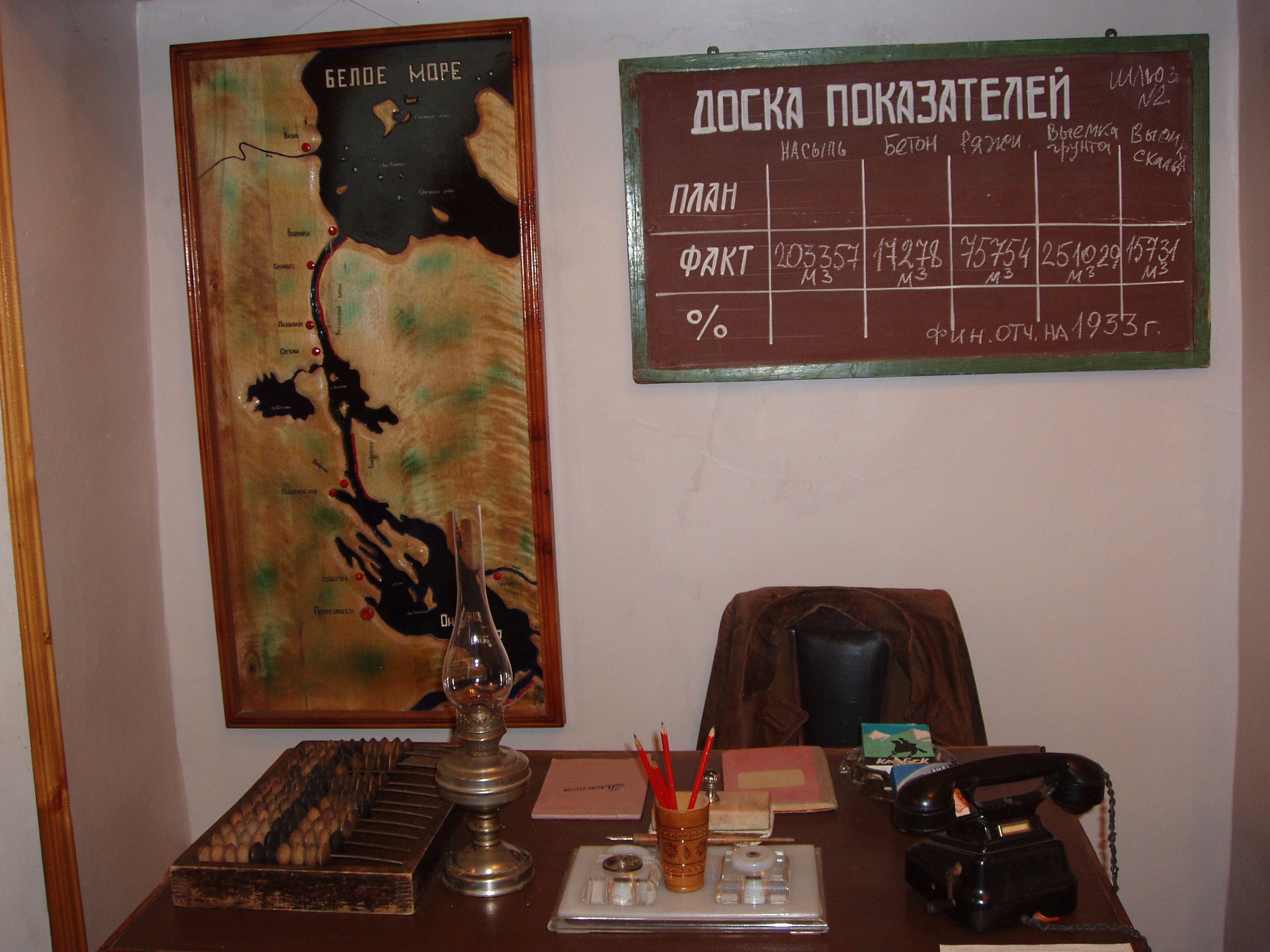 Реконструкція робочого місця одного із керівників ББК. Медвежегорськ 2004 р.