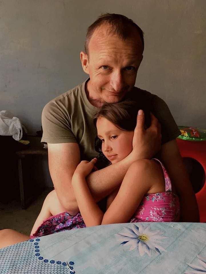 Олег Зайцев із донькою Олег Зайцев із донькою