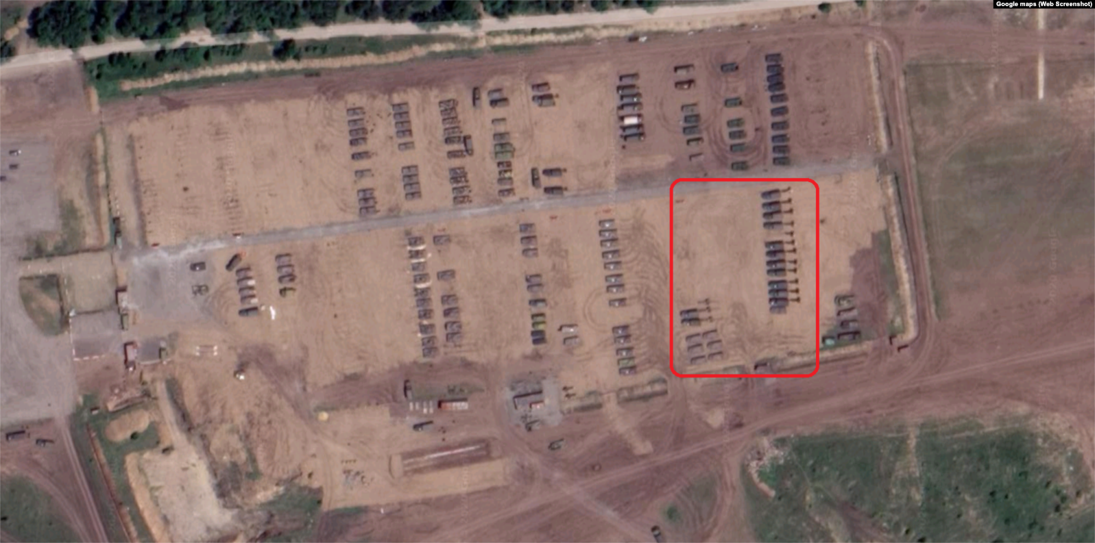 Гаубицы Д-30А калибром 122 мм (выделено красным)