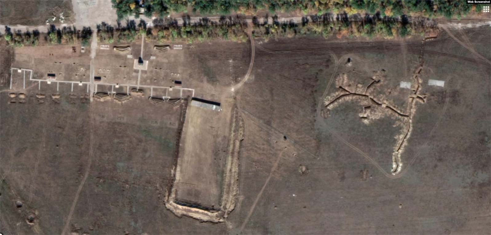 Тир, траншеи, огневые позиции