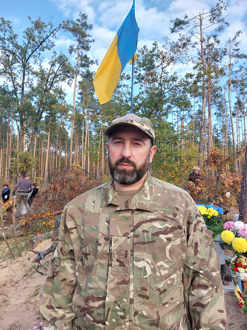 Павел Лолашвили на месте, где погиб его брат