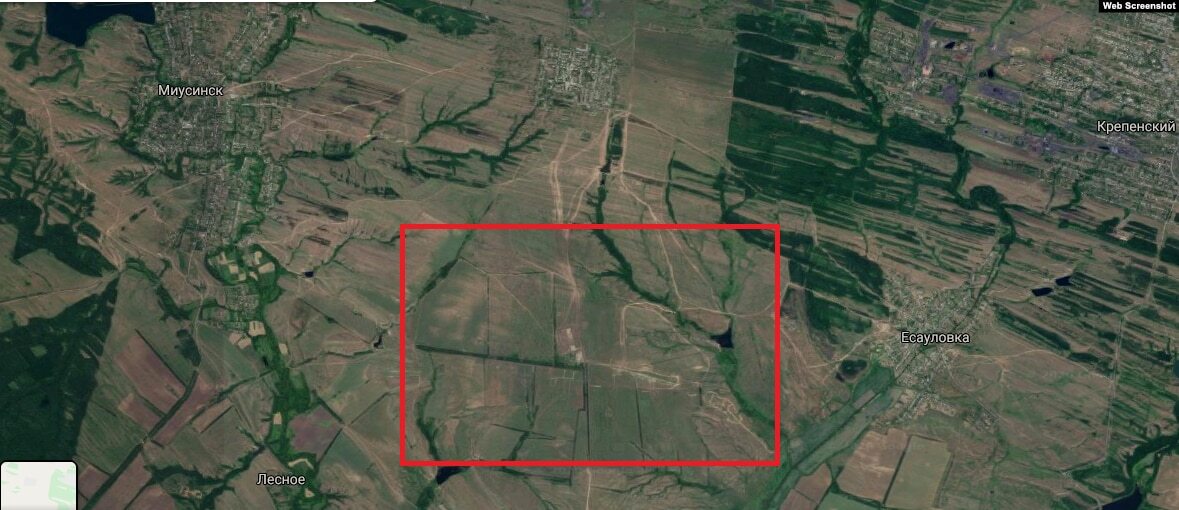 Место хранения техники и артиллерии