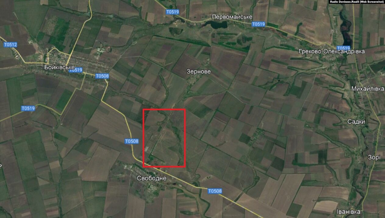 Место расположения полигона