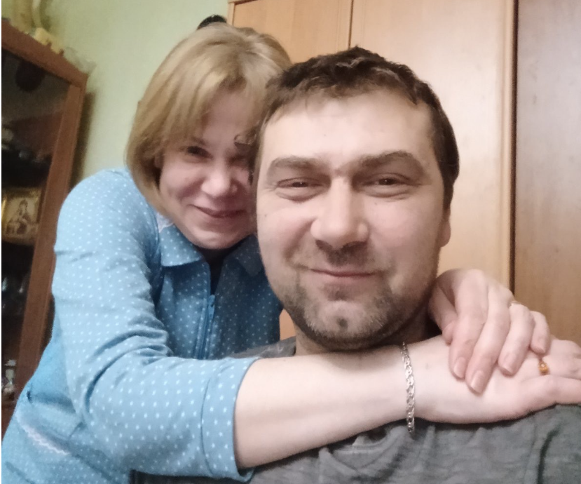 На фото Ірина з чоловіком перед початком війни. На фото Ірина з чоловіком перед початком війни.