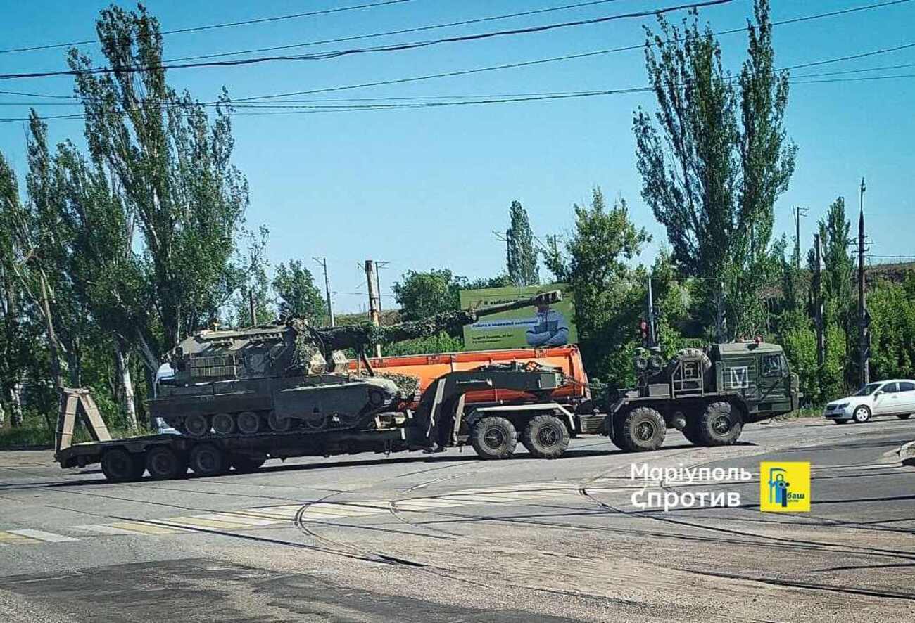 В Мариуполе партизаны фиксируют перебрасывание военной техники РФ - новости  Украины - ZN.ua