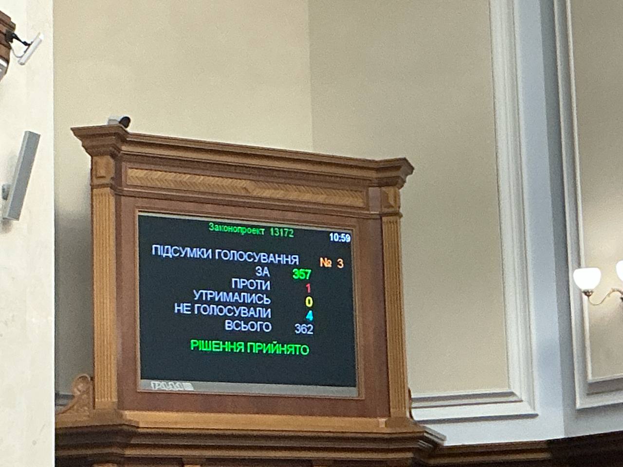 Рада продовжила воєнний стан та загальну мобілізацію ще на 90 днів