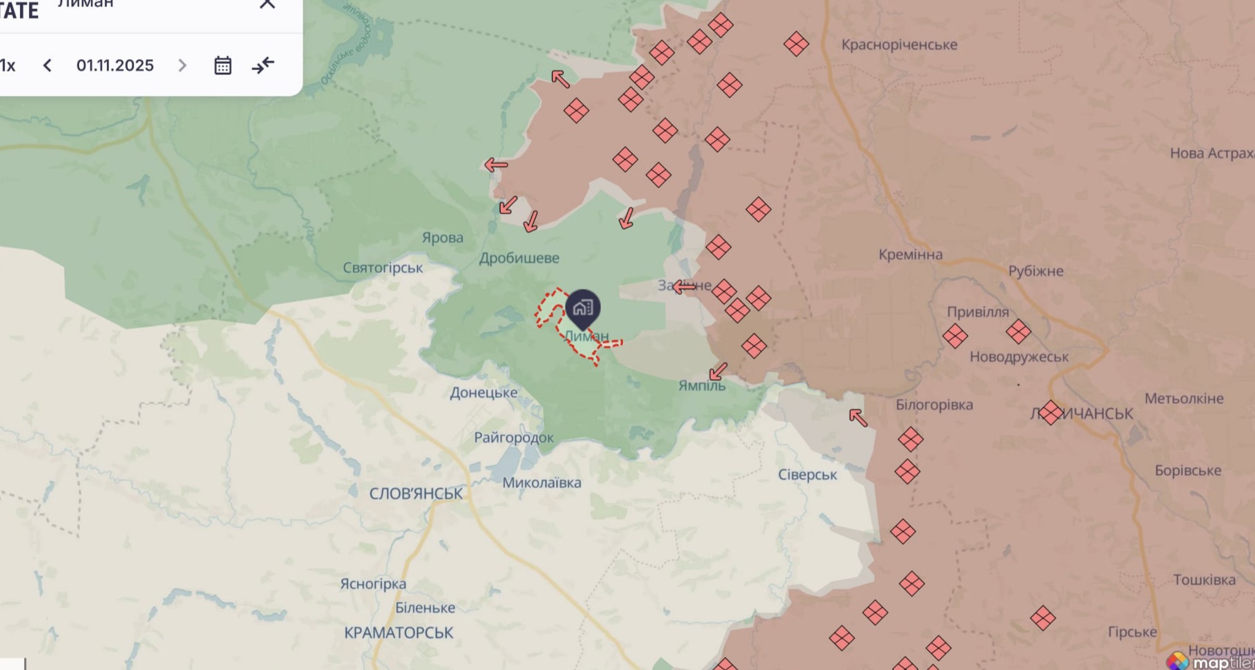 Ориентировочная карта боевых действий на 2 ноября в 17:11/DeepStateMap Ориентировочная карта боевых действий на 2 ноября в 17:11/DeepStateMap