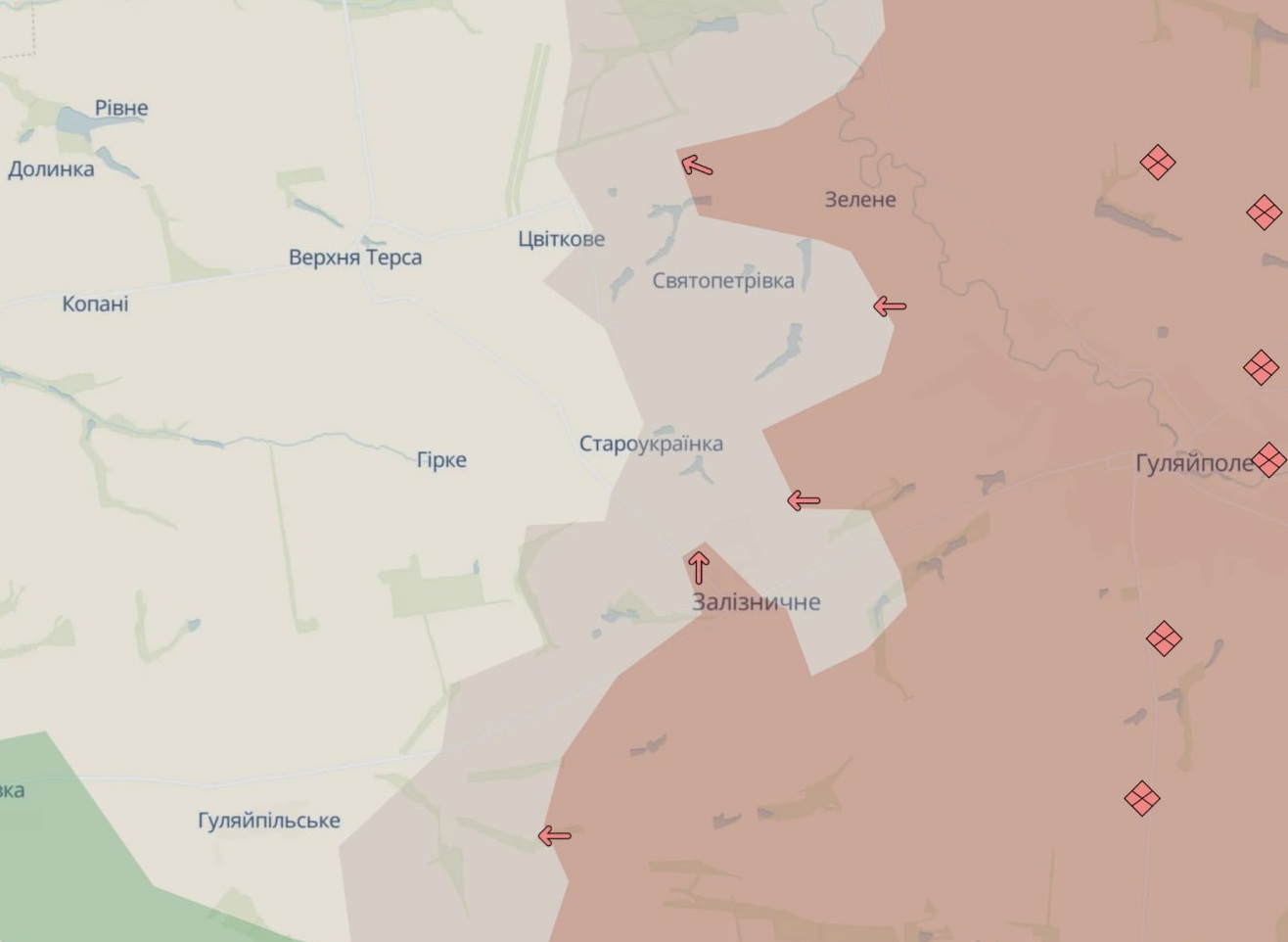 Ориентировочная карта боевых действий по состоянию на 1 августа в 22:24/DeepStateMap Ориентировочная карта боевых действий по состоянию на 1 августа в 22:24/DeepStateMap