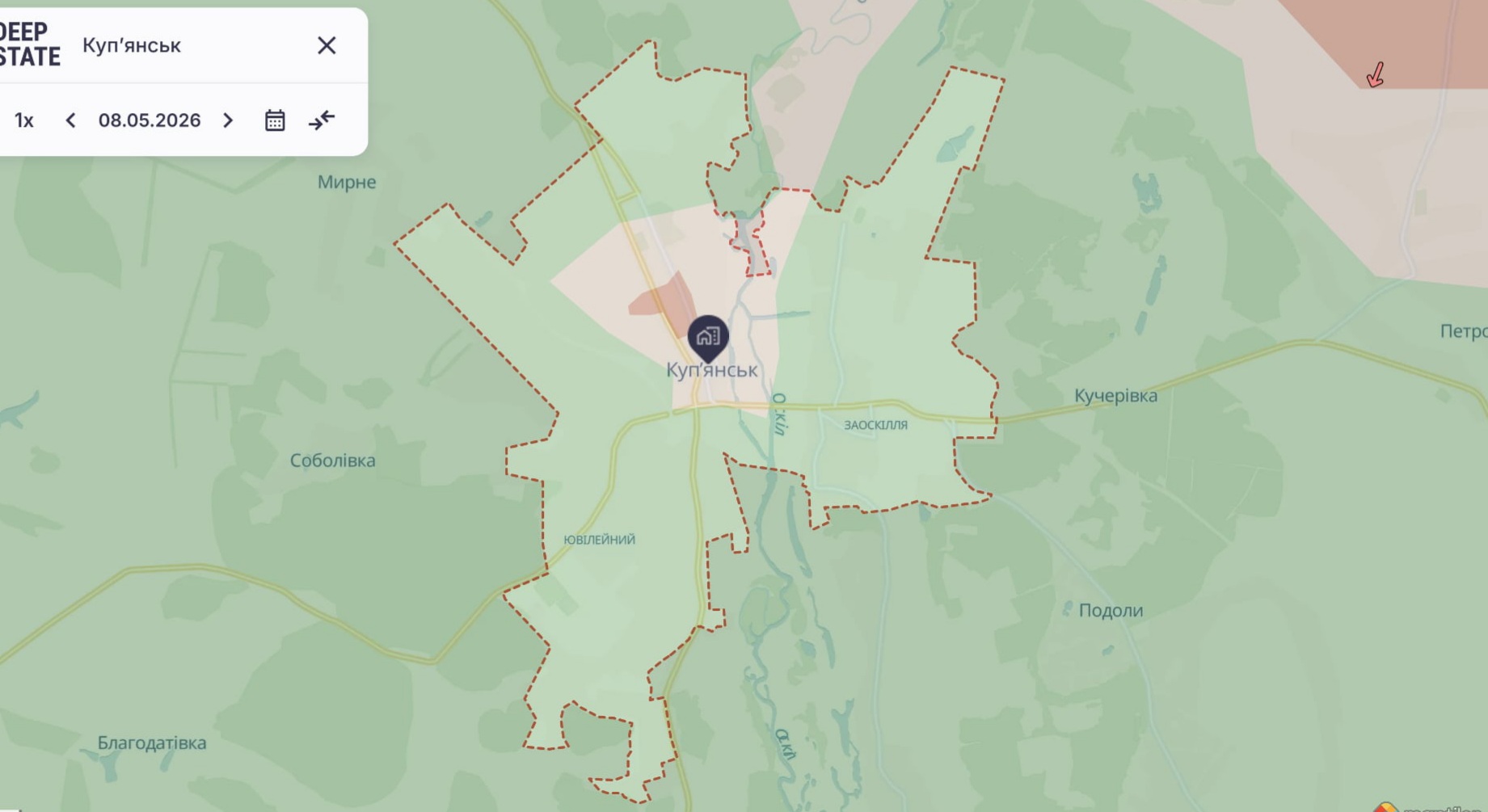 Ориентировочная карта боевых действий на 19 мая в 22:31/DeepStateMap Ориентировочная карта боевых действий на 19 мая в 22:31/DeepStateMap