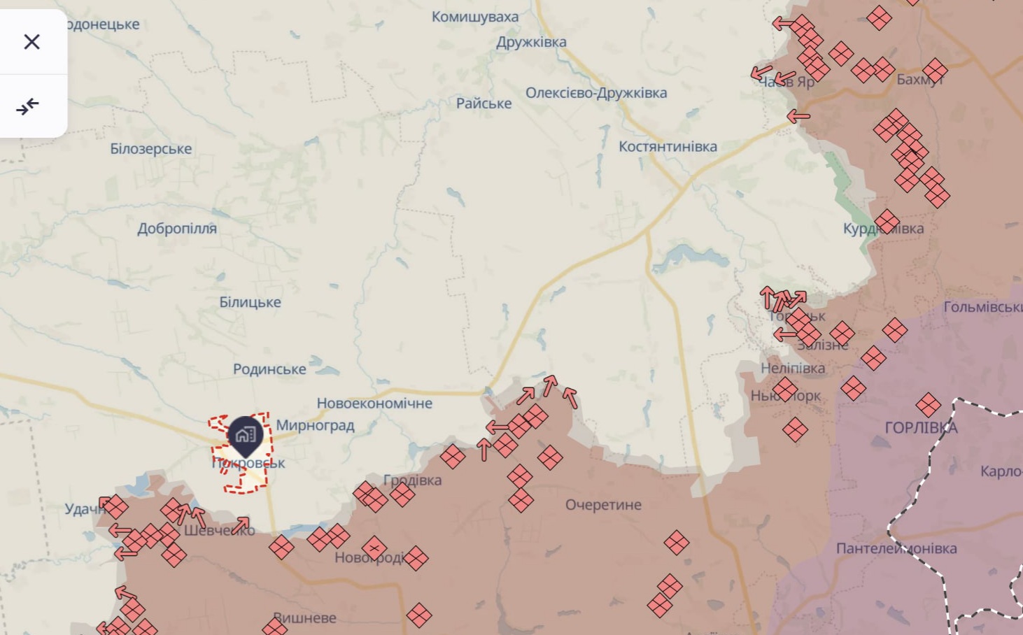 Росіяни намагаються перерізати трасу в районі Покровська: що відомо