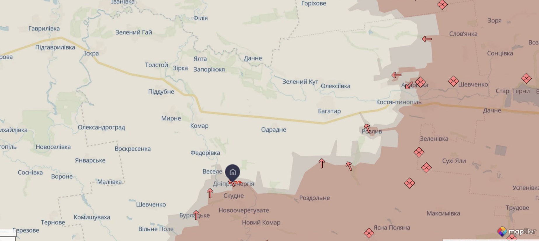 ЗСУ звільнили село Дніпроенергія — Наєв