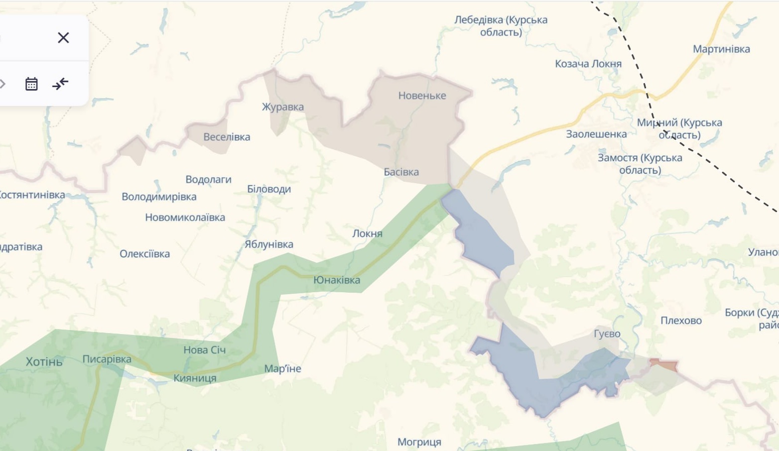Українські прикордонники зірвали спробу прориву військ РФ на територію Сумської області