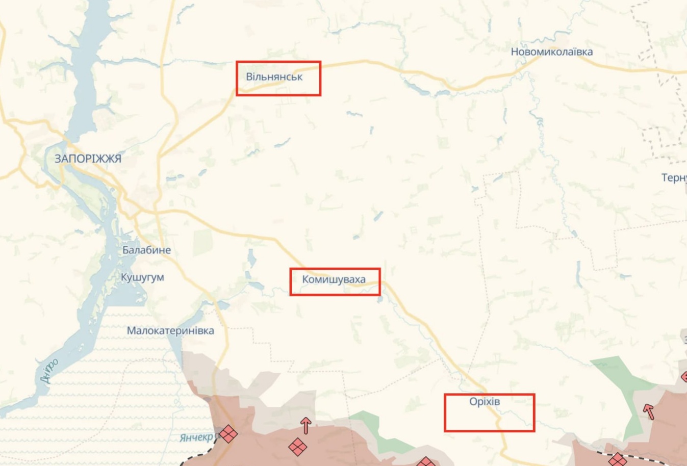 Орієнтовна карта бойових дій на 24 травня о 23:55/DeepStateMap Орієнтовна карта бойових дій на 24 травня о 23:55/DeepStateMap