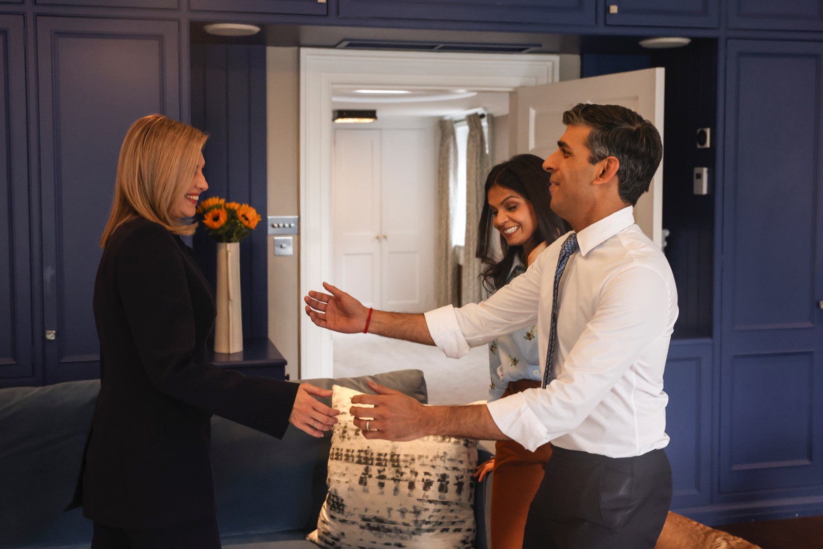 Олена Зеленська і Ріші Сунак Олена Зеленська і Ріші Сунак