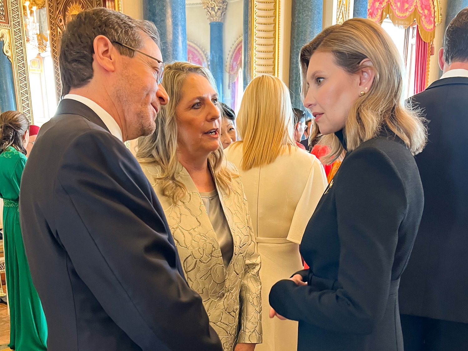 Олена Зеленська та Іцхак Герцоґ Олена Зеленська та Іцхак Герцоґ