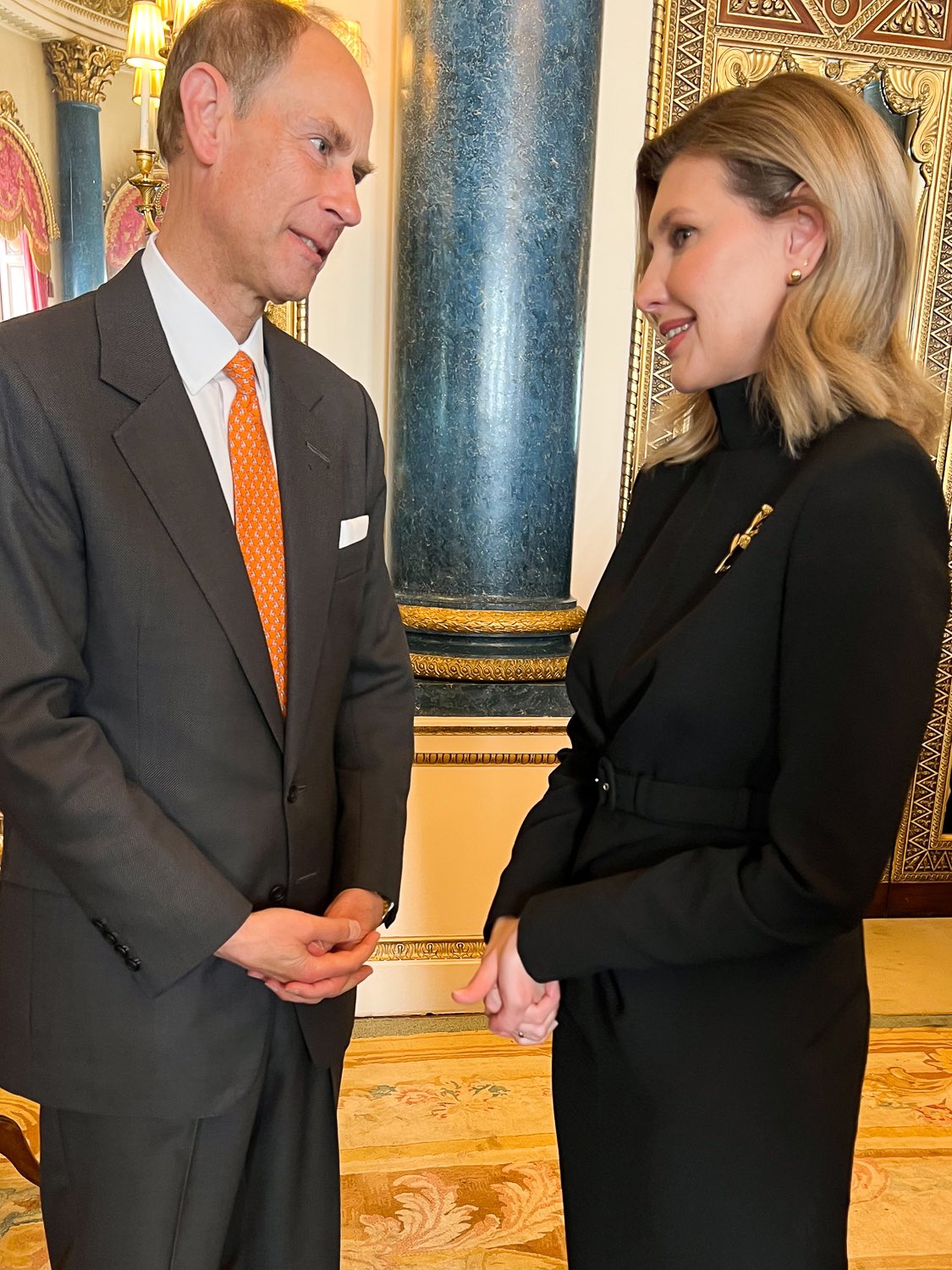 Олена Зеленська і принц Едвард, герцог Единбурзький Олена Зеленська і принц Едвард, герцог Единбурзький