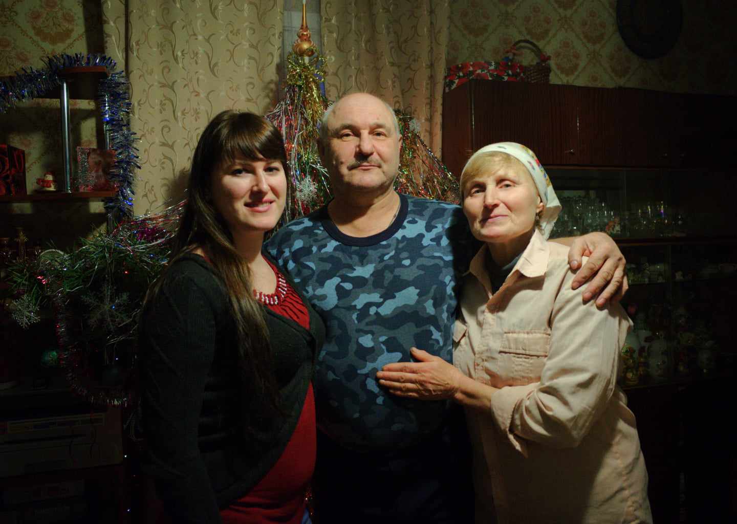 Сестра и родители Ярослава Варавы. Фото из архива семьи