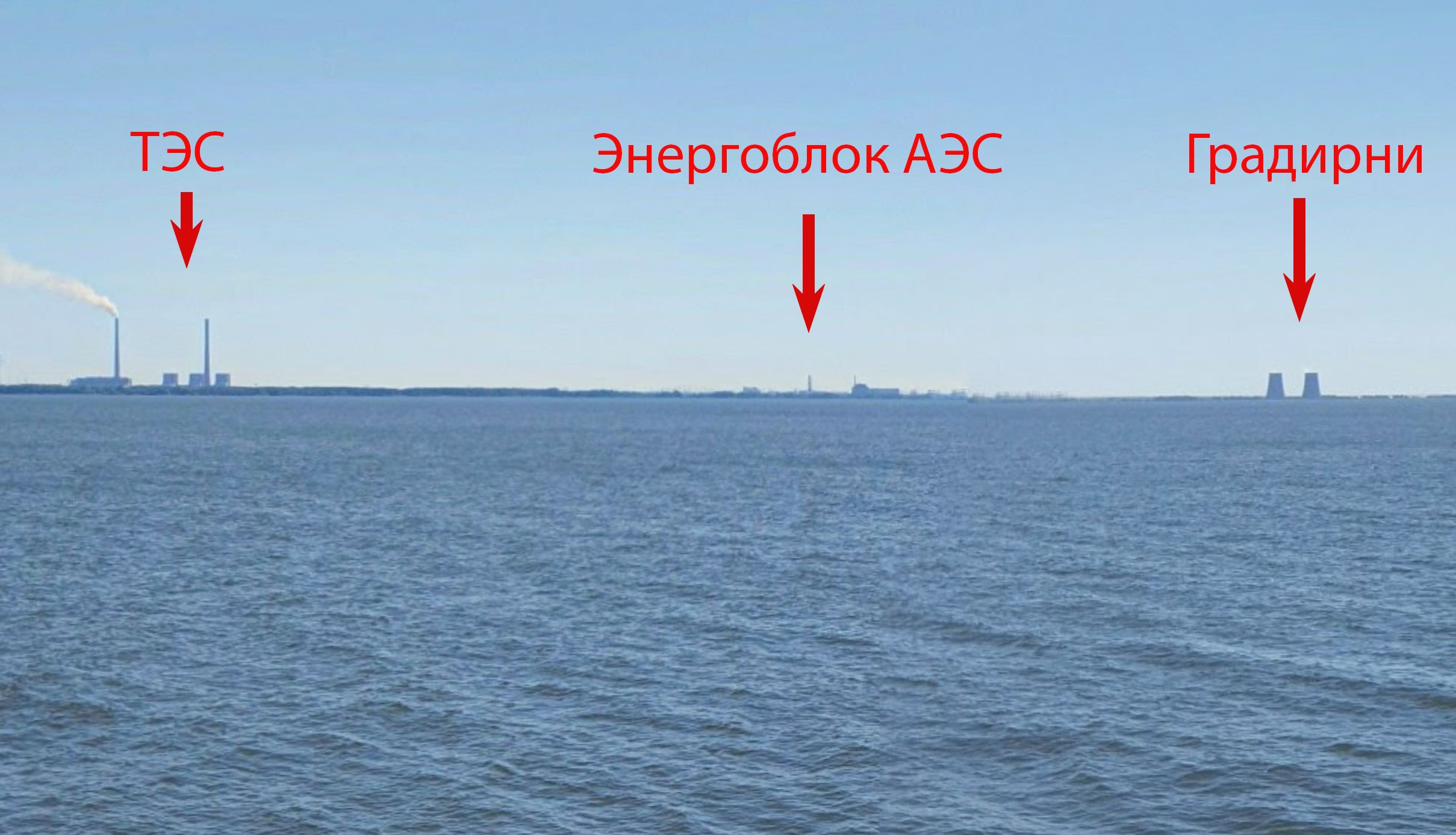 ЗАЕС з протилежного берега Дніпра. Фото: The Insider ЗАЕС з протилежного берега Дніпра. Фото: The Insider