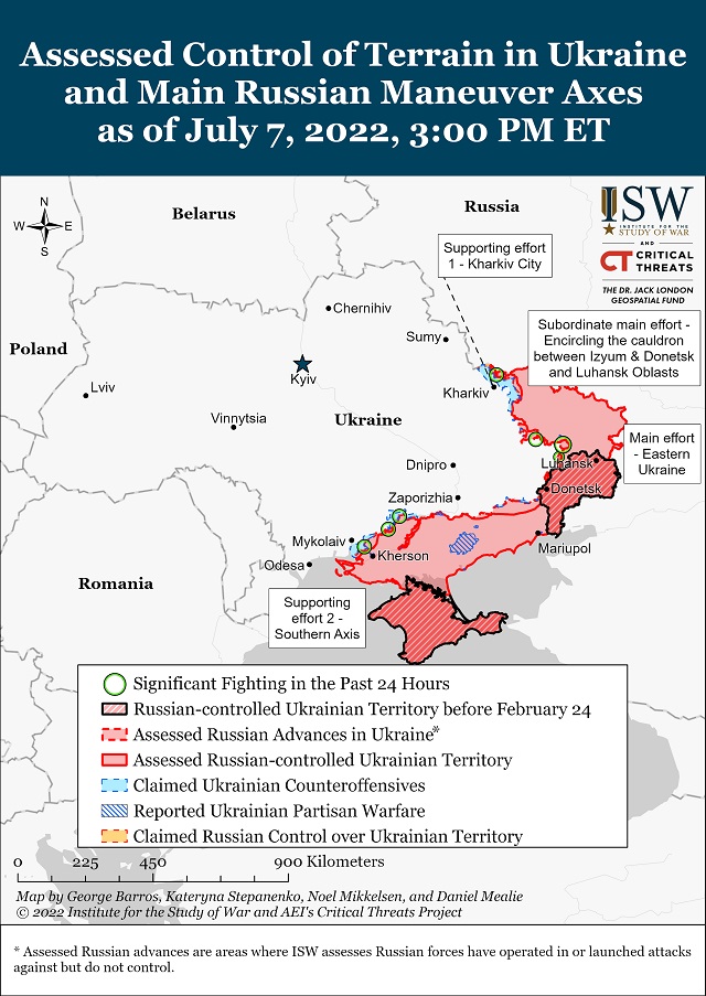 Россияне накапливают силы и продолжают атаки по всем направлениям – ISW 1