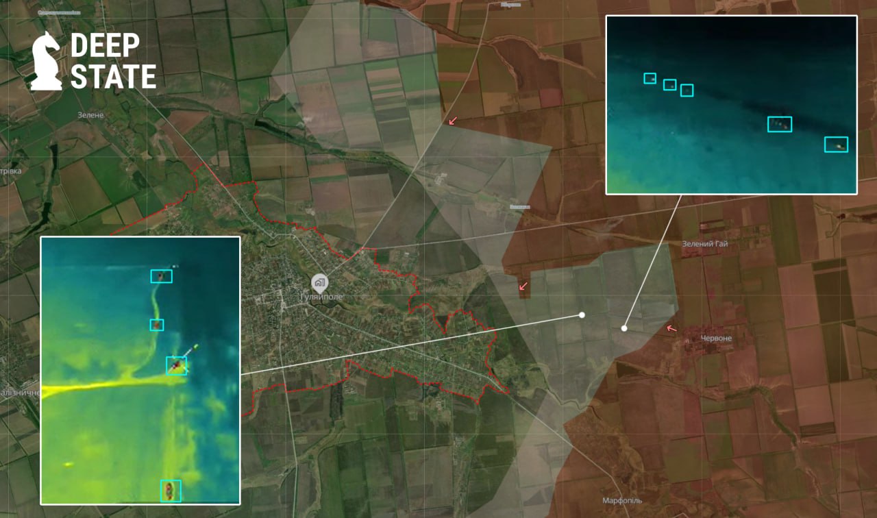 Лінія фронту в районі Гуляйполя станом на 29 листопада / DeepStateMAP Лінія фронту в районі Гуляйполя станом на 29 листопада / DeepStateMAP