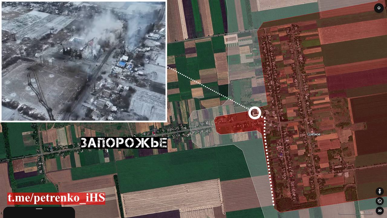 Линия фронта в районе села Запорожье по состоянию на 8 февраля Линия фронта в районе села Запорожье по состоянию на 8 февраля